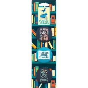 3-Pack Button Collage Card Bookmark