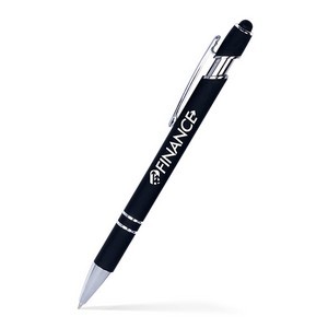 Alexandria Stylus Satin Soft Touch Click Metal Pen