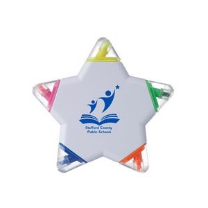 Multi-Color Star Highlighter - Star Highlighter - 5 Color