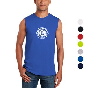 Gildan 6.1 oz 100% Preshrunk Jersey Knit Cotton Sleeveless T-Shirts