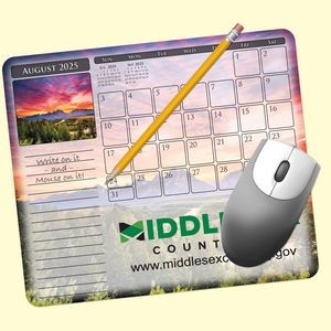 MousePaper® Calendar 12 Month 7.25"x8.5" Paper Mouse Pad