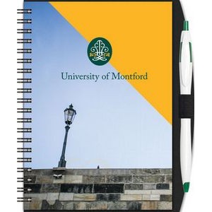 SlimLine Color™ ValueLine NotePad w/PenPort & Pen (5"x7")