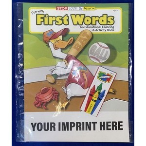 Fun with First Words Coloring Book Fun Pack