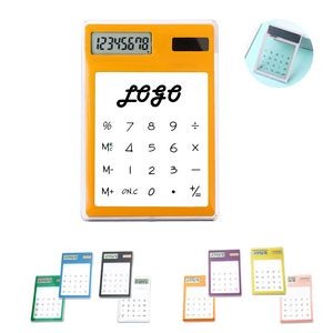 Touch Transparent Solar Power Calculator