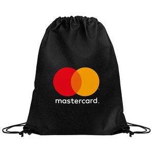 Eco-Friendly 80GSM Non-Woven Drawstring Backpack 14.5"X17.5"
