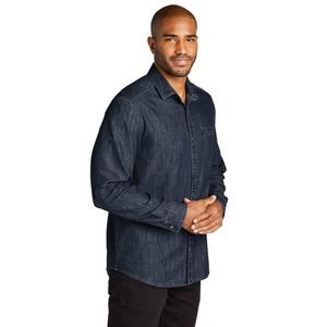 Port Authority Long Sleeve Perfect Denim Shirt