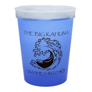 16 Oz. Color Changing Smooth Plastic Stadium Cup