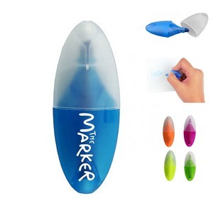 Egg-shaped Candy Color Mini Highlighter Marker Pen