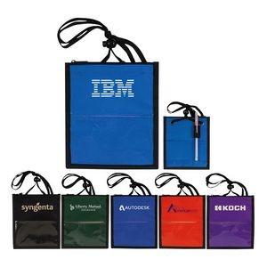 Poly Zipper Badge Holder