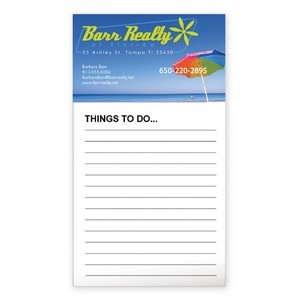 Business Card Magnet with 50-Sheet Notepad