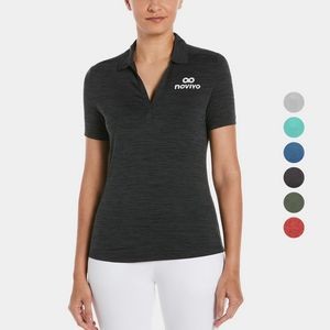 Callaway® Moisture Wicking Broken Stripe Women's Polo Shirt with Custom Logo