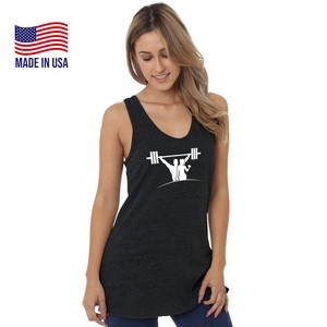 USA Made Women's Triblend Racerback Tank