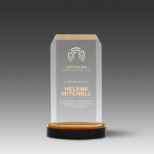 Value Mirror Nouveau™ Award (4"x6-7/8"x1½")