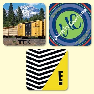 Vynex® DuraTec® 4"x4"x1/16" Hard Surface Drink Coaster